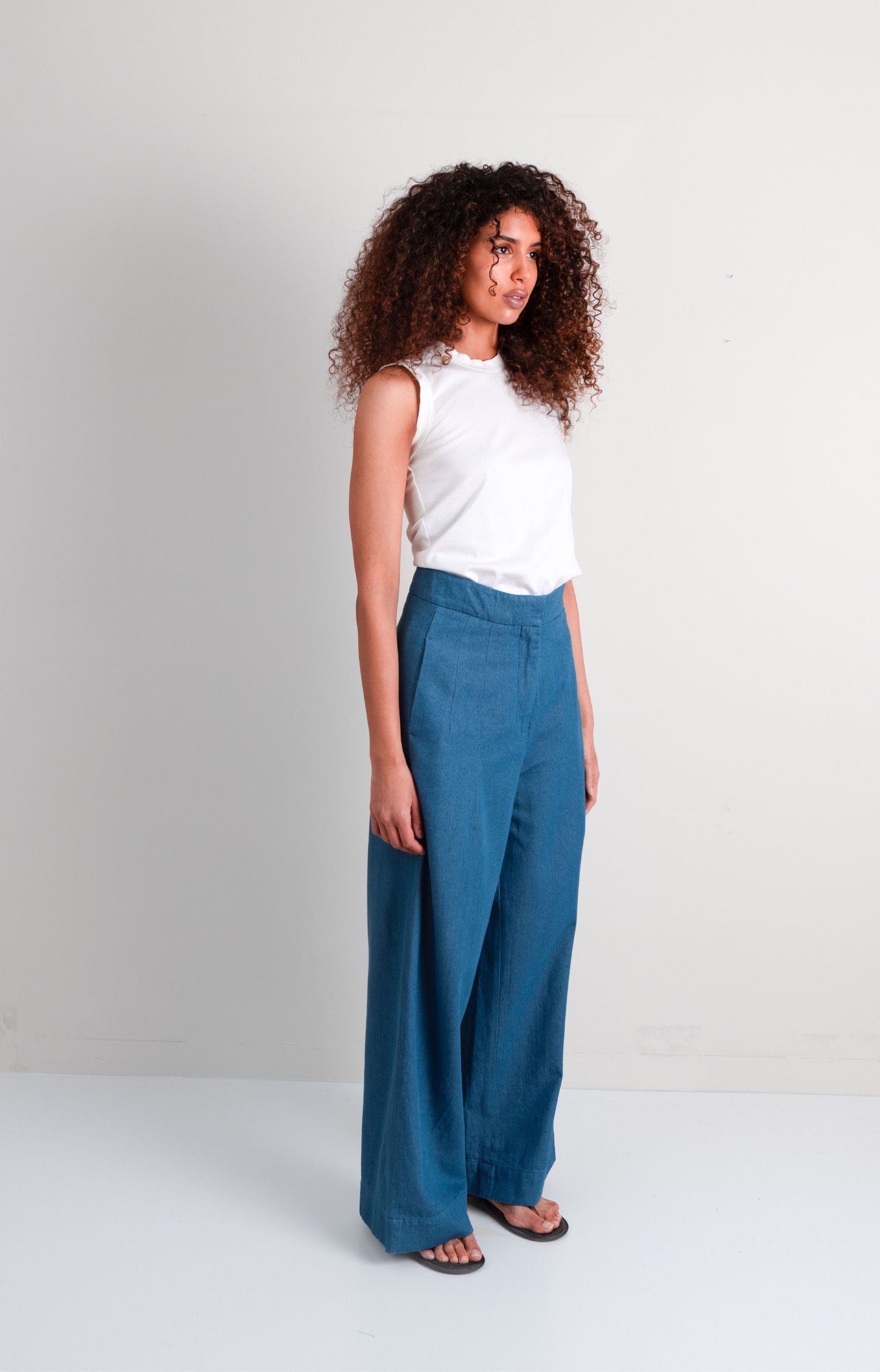 Merino short wide turtleneck