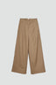 Light wool high waist pants