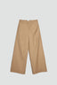 Light wool high waist pants