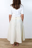 Poplin Long skirt with pockets - NEW
