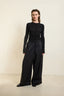 Tailored Core Wide leg pants with elastic waist