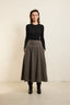 Tweed wide skirt - NEW