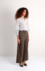Silk cotton blouse w/ collar - NEW