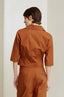 Poplin cropped shirt