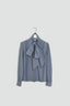 Linen blouse with bow - NEW