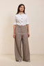 Linen Cotton Highwaist Pants - NEW