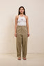 Slim high waist pants