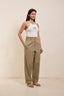 Slim high waist pants
