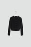 Mohair ribbed cardigan
