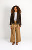 Heavy wool blazer with drawstring - NEW