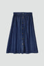 Light Denim Buttoned skirt - NEW