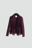 Heavy wool blazer with drawstring