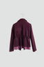 Heavy wool blazer with drawstring