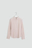 Linen blouse with rounded collar - NEW