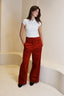 Corduroy high waist pants - NEW COLORS