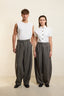 Tweed light barrel pants - NEW