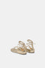 Traccia Platinum Foil Sandal
