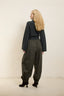 Merino Cropped Turtleneck Sweater