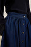 Light Denim Buttoned skirt