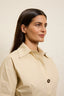 Poplin cropped shirt