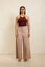 Poplin high waist pants - NEW