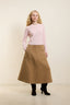 Cashmere Alpaca Long Skirt