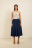 Light Denim Buttoned skirt - NEW