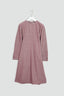 Linen cotton long sleeve midi dress - NEW