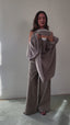 Fox wool yarn Poncho