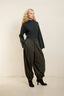 Merino Cropped Turtleneck Sweater