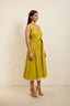 Poplin sleeveless dress - Sour Yellow