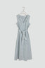 Poplin sleeveless dress - Pale Blue