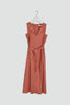 Poplin sleeveless dress