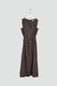 Poplin sleeveless dress - Summer Black