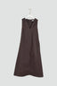 Poplin sleeveless dress - Summer Black