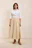 Poplin Wide Skirt - NEW