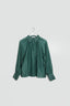 Silk cotton blouse w/ collar - NEW