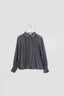 Silk cotton blouse w/ collar - NEW